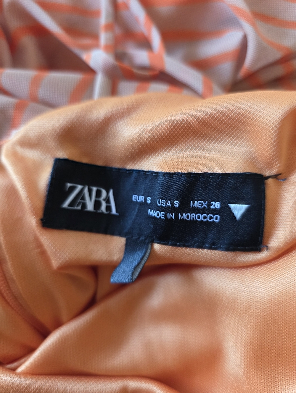 Zara Tulle Mesh Open Back Maxi Dress Size S Spaghetti Strap Stretch Party Y2K - Picture 12 of 15